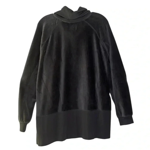 Free People FP Movement Last Chance Velour Pullover Charcoal Small NWT - Picture 4 of 6